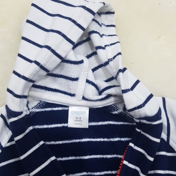 Carter's  and Gymboree Hooded shirts 0 to 3 months - Picture 3 of 7